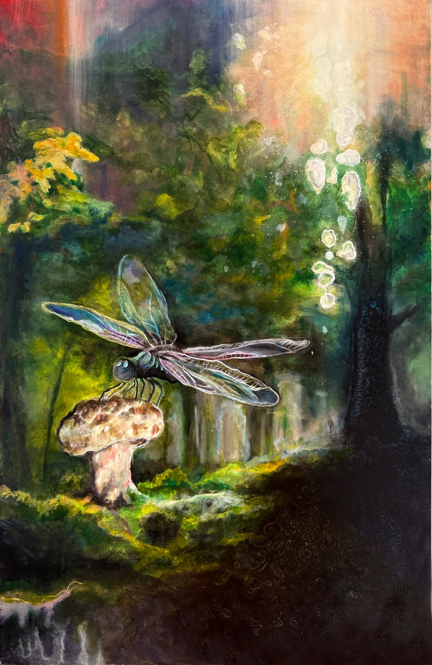 Dragonflies Don't like Mushrooms