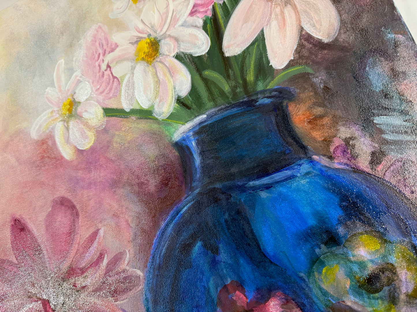 Floral Eruption in Cobalt